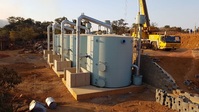 This filter runs with no human intervention. They are designed to backwash automatically when necessary.