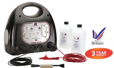 The Fusion Clean electrolytic weld cleaner - designed & manufactured in the UK