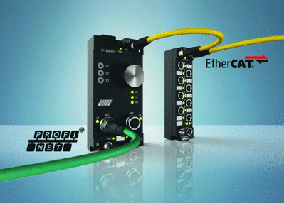 Machine-mountable EtherCAT Box I/O also offers considerable benefits for PROFINET applications
