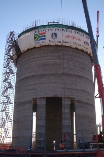 Dymot Construction Winches Complete Medupi Chimneys and Kusile well one their way.