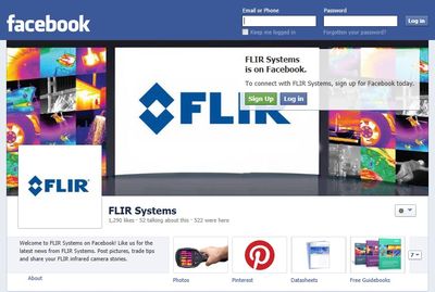FLIR Systems Expands Information Via Social Networks