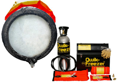 Freeze Sealing for Pipe Repairs with Qwik-Freezer™