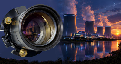 Specialty lenses for nuclear monitoring